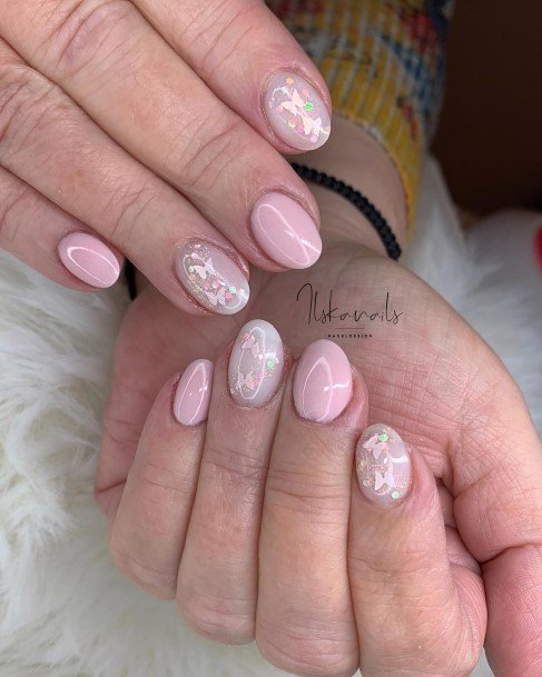 Delightful Nail For Women Short Pink Designs