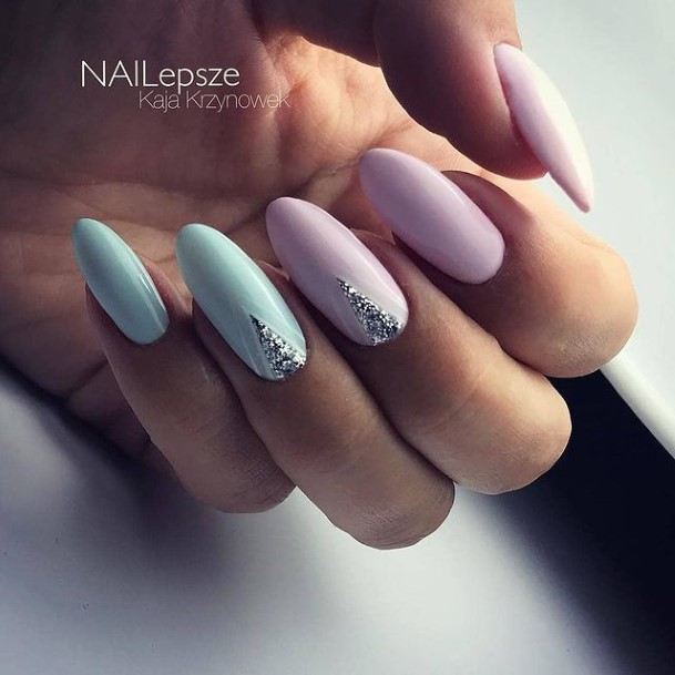 Delightful Nail For Women Silver Designs