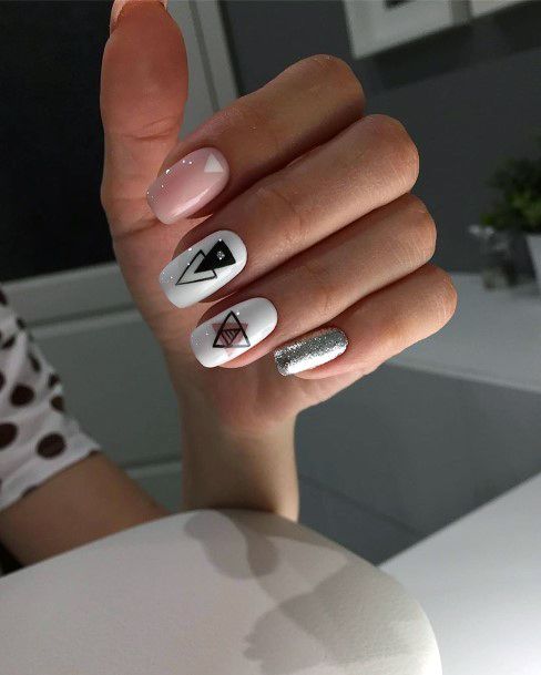 Delightful Nail For Women Silver Dress Designs