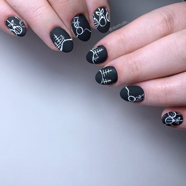 Delightful Nail For Women Snowman Designs