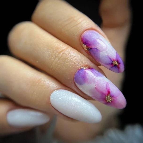 Delightful Nail For Women Violet Designs