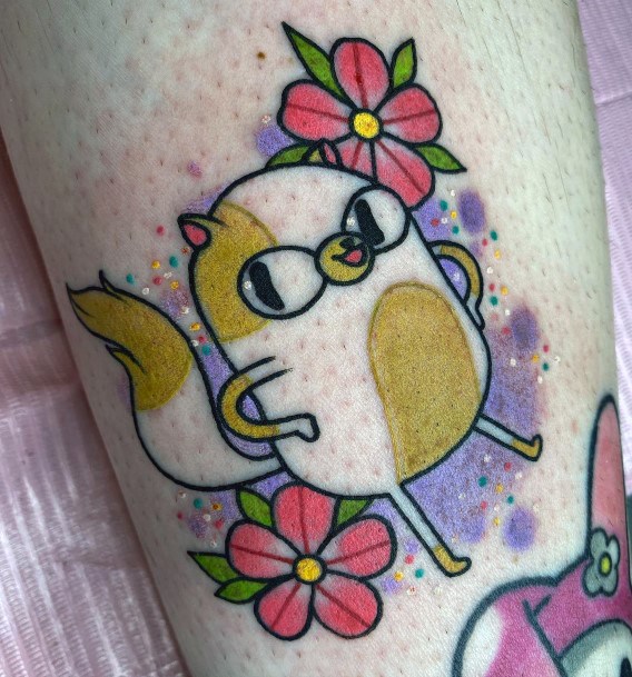 Delightful Tattoo For Women Adventure Time Designs