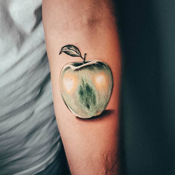 Delightful Tattoo For Women Apple Designs