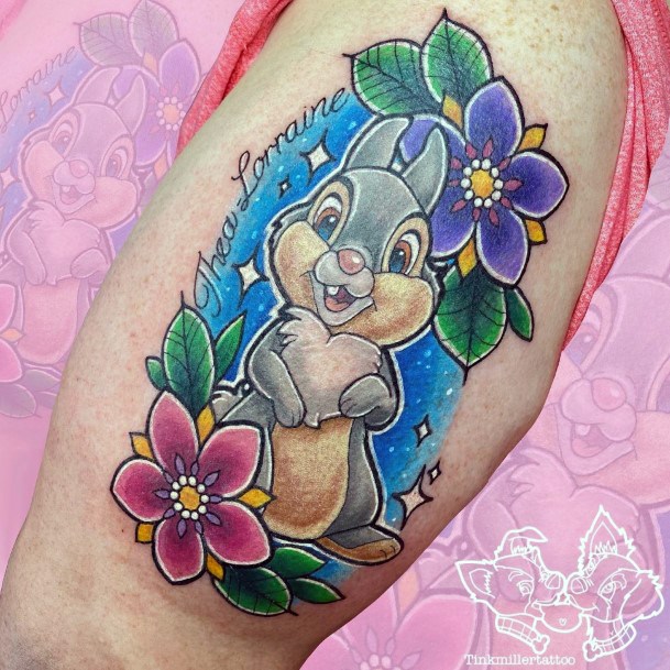 Delightful Tattoo For Women Bambi Designs