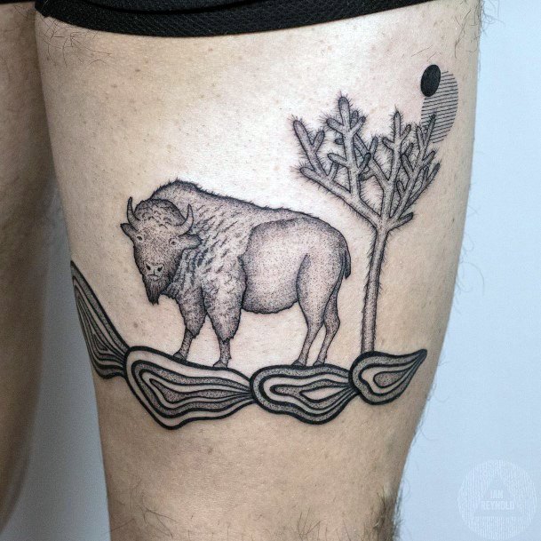 Delightful Tattoo For Women Buffalo Designs