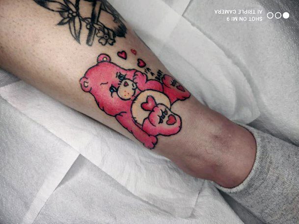 Delightful Tattoo For Women Carebears Designs