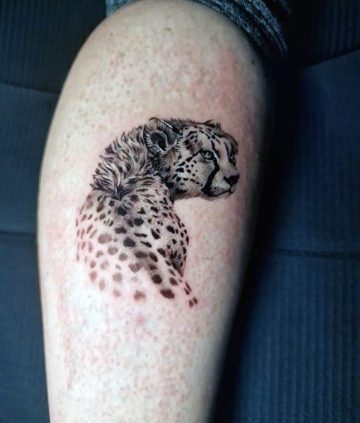 Delightful Tattoo For Women Cheetah Designs