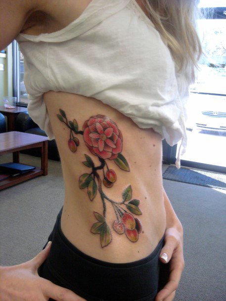 Delightful Tattoo For Women Crabapple Designs