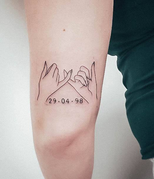 Delightful Tattoo For Women Date Designs