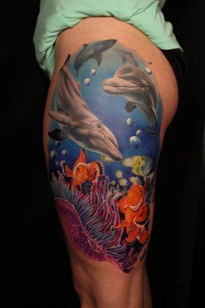 Delightful Tattoo For Women Dolphin Designs