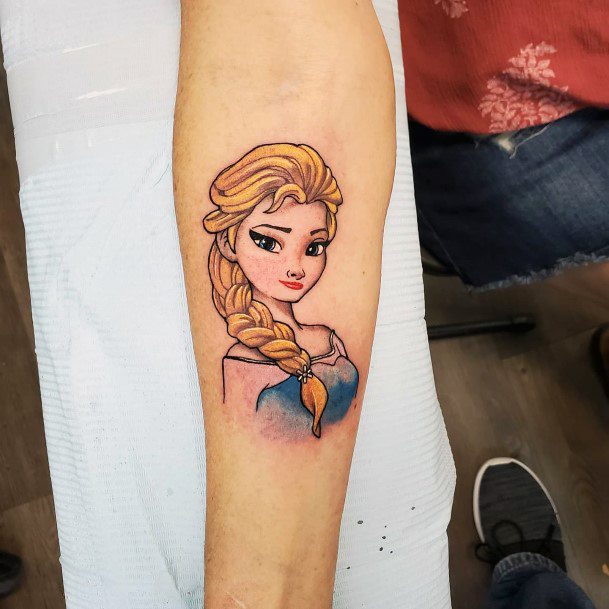 Delightful Tattoo For Women Elsa Designs