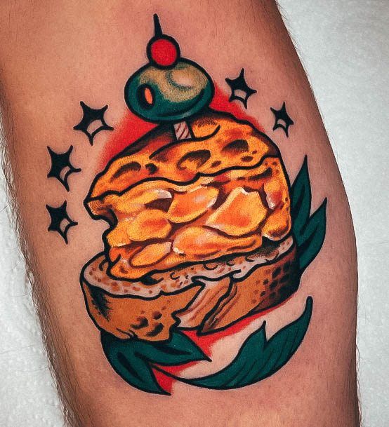 Delightful Tattoo For Women Food Designs