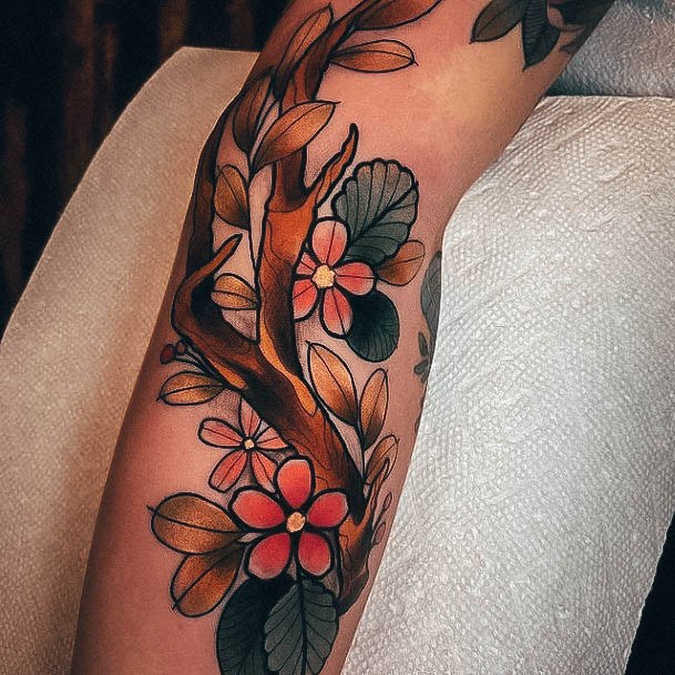 Delightful Tattoo For Women Forearm Sleeve Designs