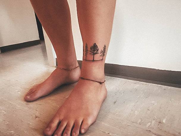 Delightful Tattoo For Women Forest Designs