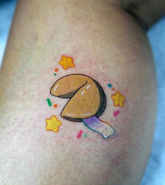 Delightful Tattoo For Women Fortune Cookie Designs