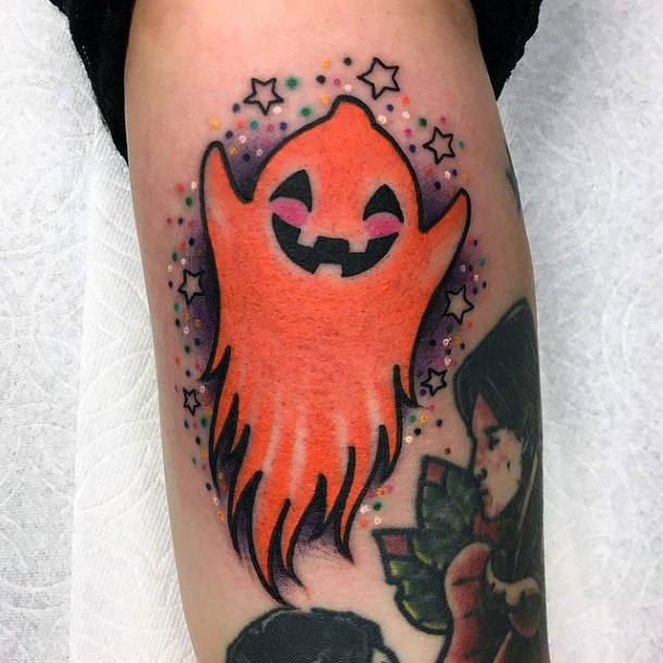 Delightful Tattoo For Women Ghost Designs