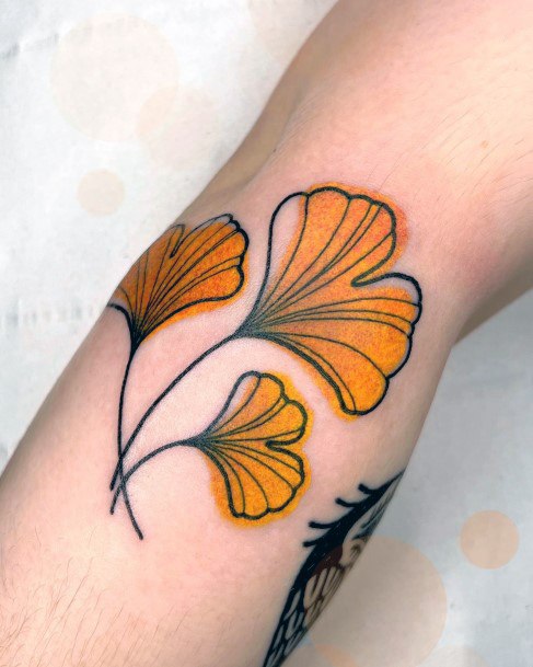 Delightful Tattoo For Women Ginkgo Designs
