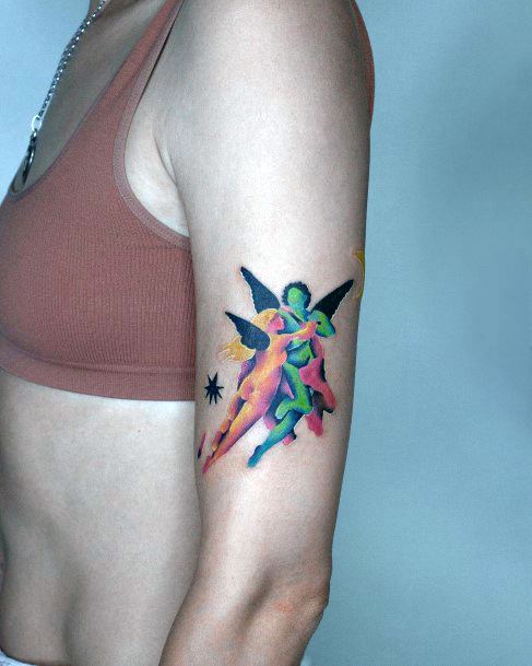 Delightful Tattoo For Women Gradient Designs