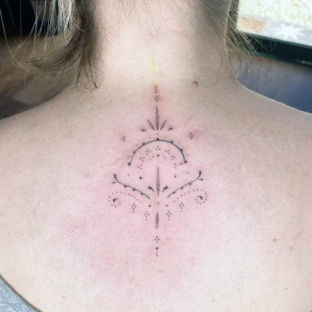 Delightful Tattoo For Women Handpoke Designs