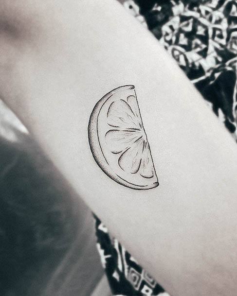 Top 100 Best Lime Tattoos For Women - Citrus Fruit Design Ideas