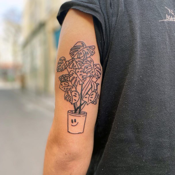 Delightful Tattoo For Women Monstera Designs