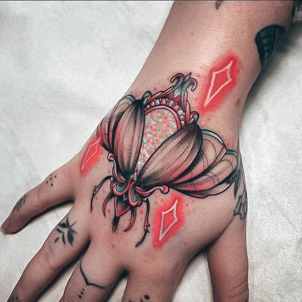 Delightful Tattoo For Women Neon Designs