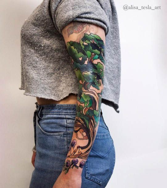 Delightful Tattoo For Women Nice Designs