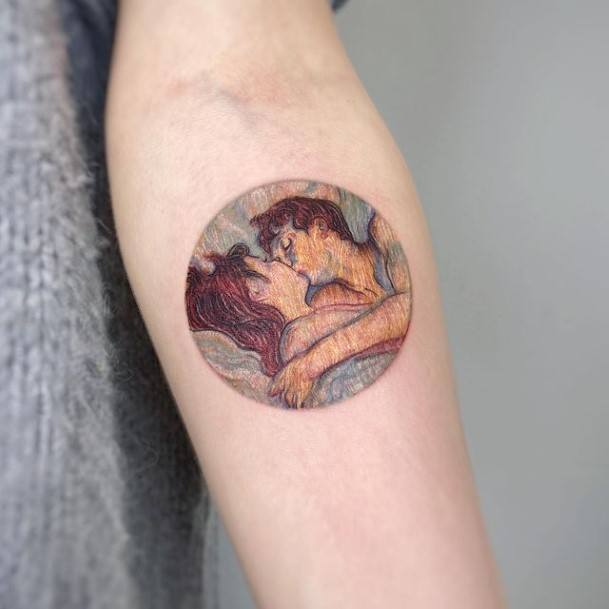 Delightful Tattoo For Women Painting Designs