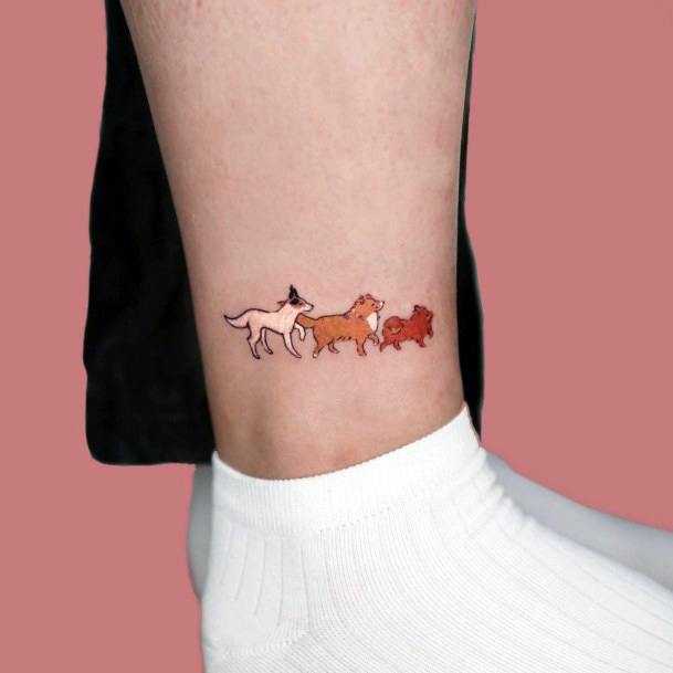 Delightful Tattoo For Women Pet Designs