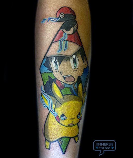 Delightful Tattoo For Women Pikachu Designs