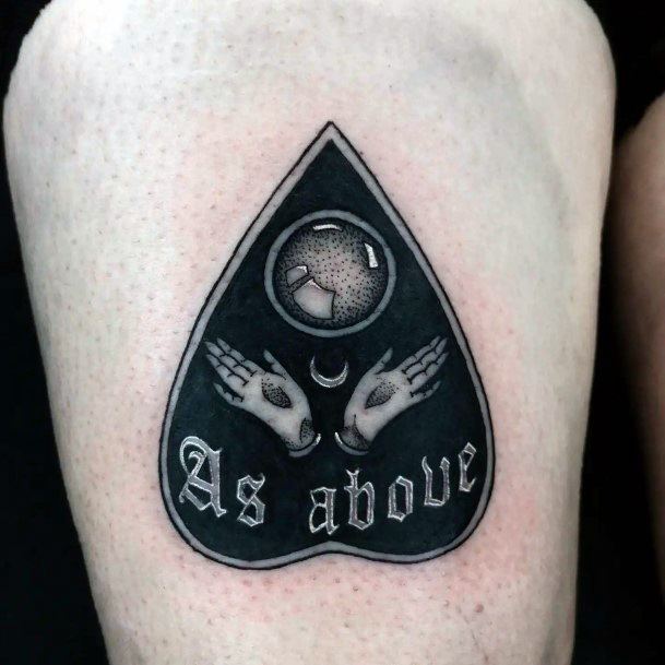 Delightful Tattoo For Women Planchette Designs