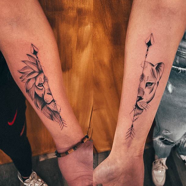 Delightful Tattoo For Women Sibling Designs