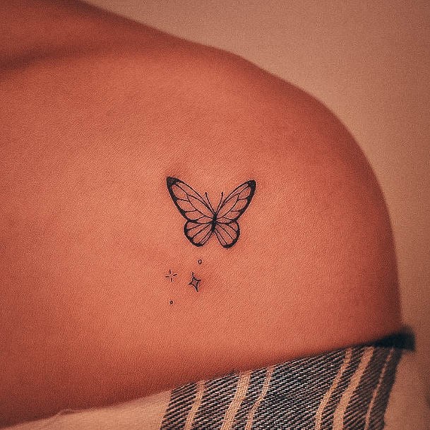 Delightful Tattoo For Women Small Butterfly Designs