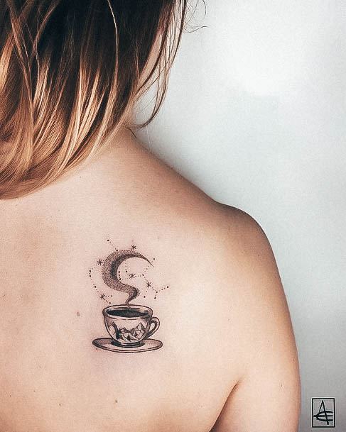 Delightful Tattoo For Women Tea Cup Designs