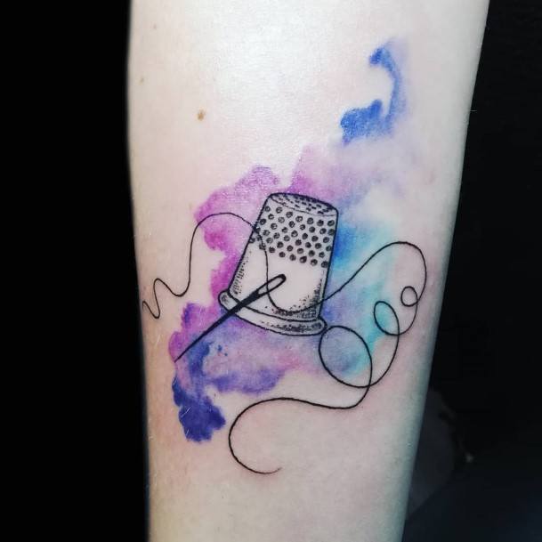 Delightful Tattoo For Women Thimble Designs