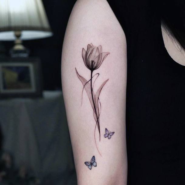 Delightful Tattoo For Women X Ray Designs