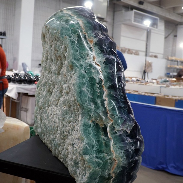 Denver Colorado Gem And Mineral Show Huge Polished Stone