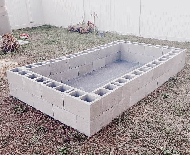 Designs For Building A Cinderblock Raised Garden Bed