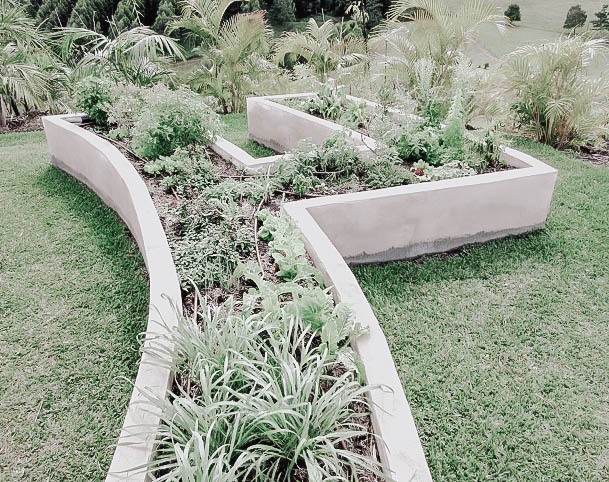 Designs For Concrete Raised Garden Beds