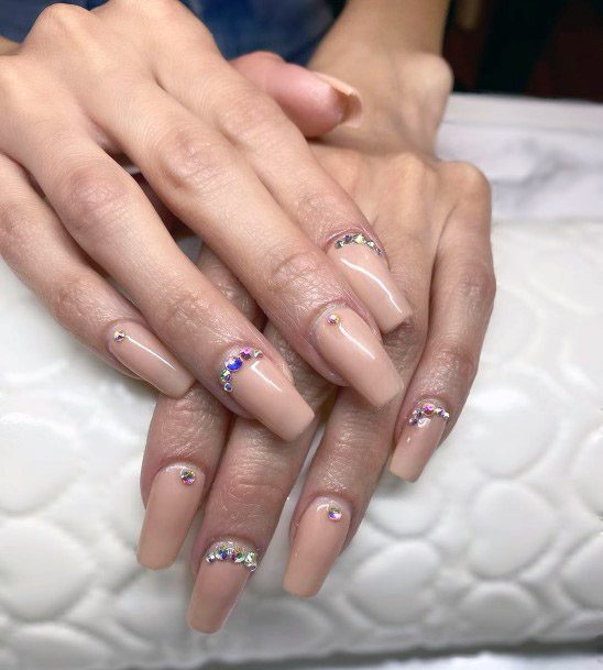 Diamond Adorned Nails Women