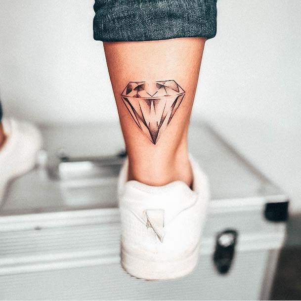 Diamond Female Tattoo Designs