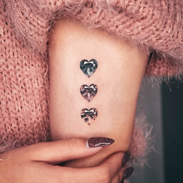 Diamond Womens Tattoo Designs Jewels