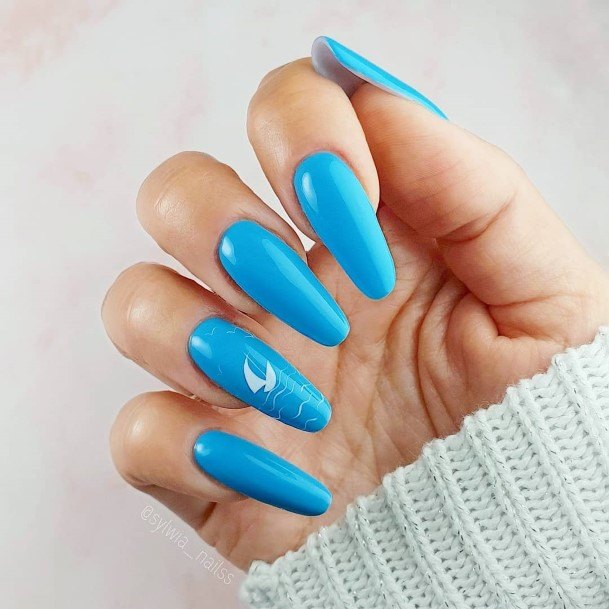 Diblue Summer Females Blue Summer Nail