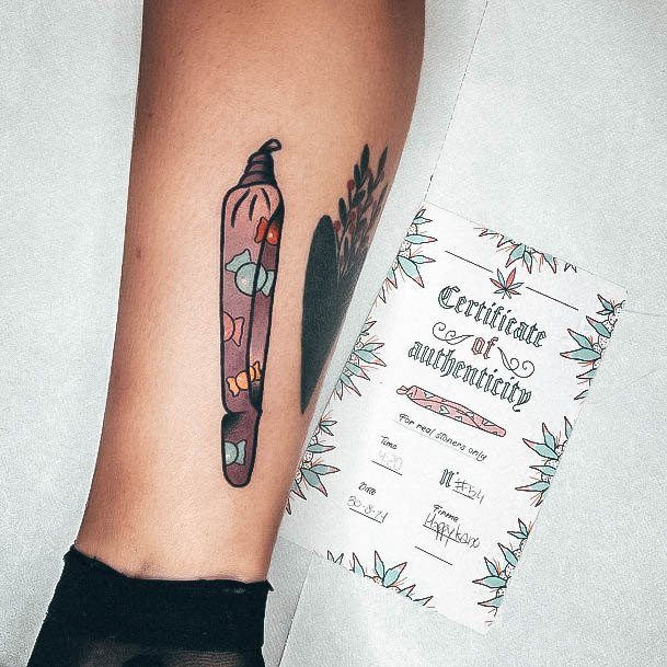 Dicandy Females Candy Tattoo