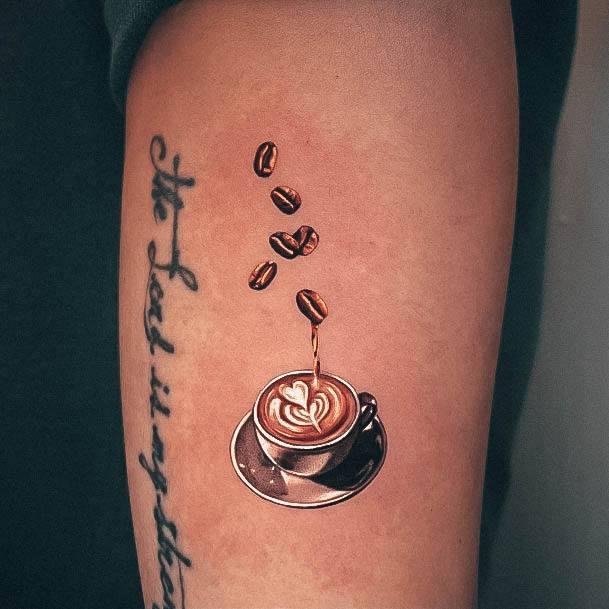 Dicoffee Females Coffee Tattoo