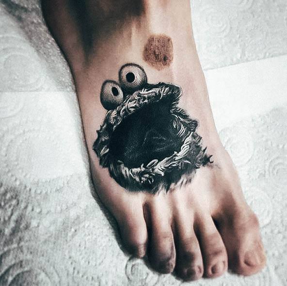 Dicookie Monster Females Cookie Monster Tattoo