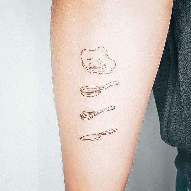 Dicooking Females Cooking Tattoo