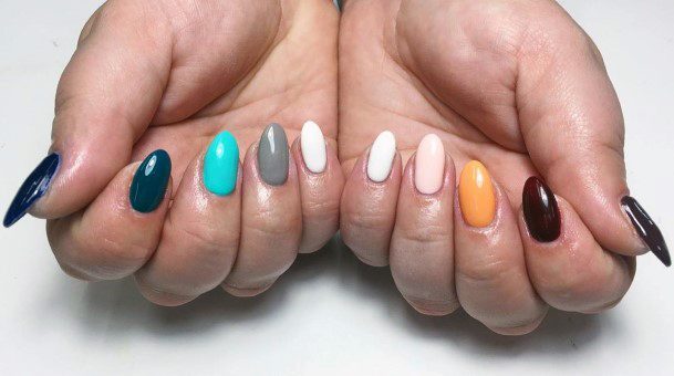 Different Colored Nails