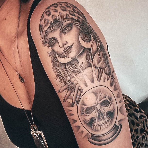 Top 100 Best Fortune Teller Tattoos For Women Divination Design Ideas