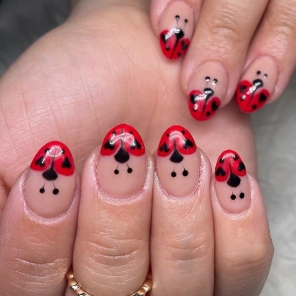 Diladybug Females Ladybug Nail